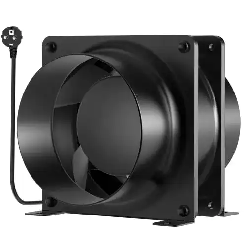 Rohrventilator HG Power Axial 100 mm für Abluft und Belüftung