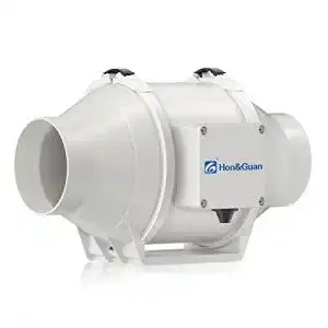 Rohrventilator honguan 100mm leise rohrluefter mit eu stecker