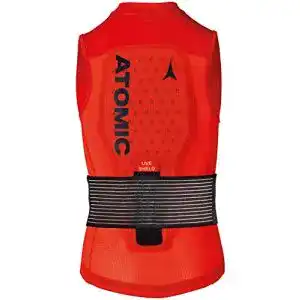 Rueckenprotektor kinder atomic live shield vest jr rot groesse m