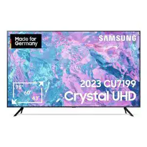 Samsung fernseher 65 zoll samsung crystal uhd 4k cu7199
