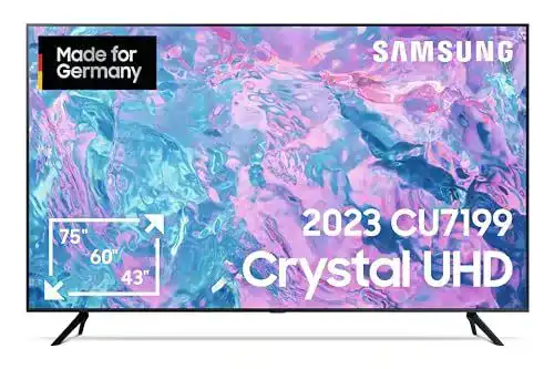 Samsung Fernseher 65 Zoll Crystal UHD 4K CU7199