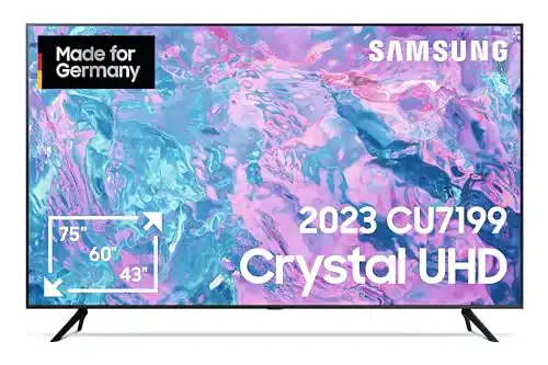 Samsung Fernseher 65 Zoll Crystal UHD 4K CU7199