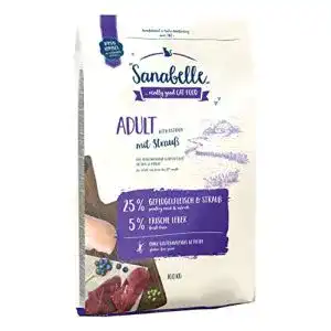 Sanabelle katzenfutter sanabelle adult mit strauss