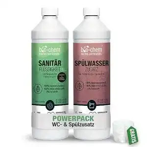 Sanitaerfluessigkeit bio chem campingtoiletten set 2 teilig