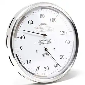 Sauna thermometer fischer 185 01 universal thermohygrometer