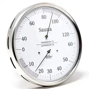 Sauna thermometer fischer 195 01 sauna thermohygrometer