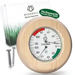 Sauna thermometer nordholz sauna thermometer hygrometer 1