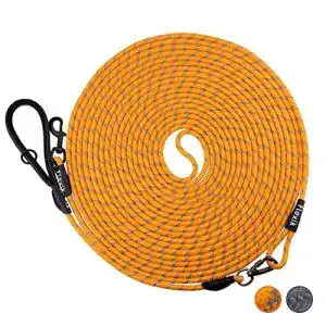 Schleppleine floxik fuer hunde 5m 10m 15m 20m orange