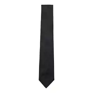 Seidenkrawatte hugo herren tie cm 6 krawatte schwarz black 001