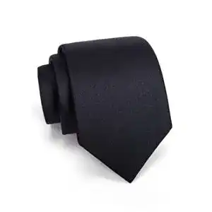 Seidenkrawatte massi morino herren schwarz 65cm breit 155cm lang
