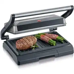 Severin elektrogrill severin kontaktgrill fuer sandwiches steak