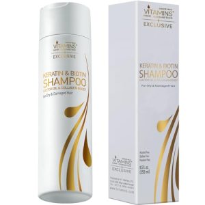 Shampoo VITAMINS hair cosmetics Vitamins Keratin für kaputtes Haar - shampoo vitamins hair cosmetics vitamins keratin fuer kaputtes haar