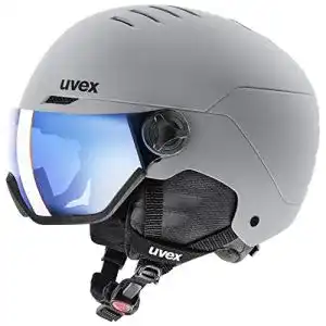 Skihelm uvex wanted visor robuster fuer damen und herren