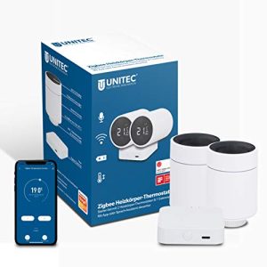 Smart-Home-Heizkörperthermostat Unitec Smart Heizkörper-Thermostat