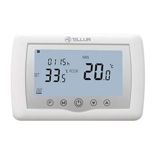 Smart-Home-Thermostat TELLUR SMART WiFi Thermostat, WLAN - smart home thermostat tellur smart wifi thermostat wlan