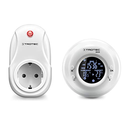 Smart-Home-Thermostat TROTEC Funk-Thermostat mit Zeitschaltuhr BN35