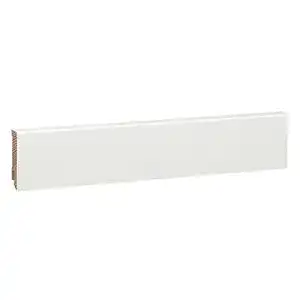 Sockelleiste kgm modern weiss lackierte fussbodenleiste