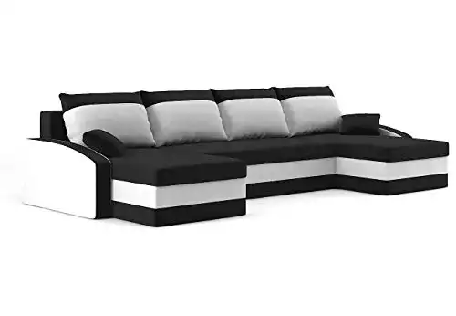 Sofa Sofini Wohnlandschaft Sparta mit Schlaffunktion und Stauraum