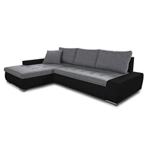 Sofa Sofnet Eck mit Schlaffunktion Faris – Couch mit Bettkasten