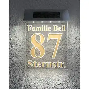 Solar hausnummer jedwill design solar stars beleuchtet 1