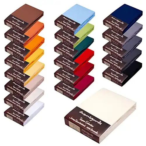 Spannbettlaken 90×200 für Toppermatratzen