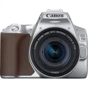 Spiegelreflexkamera canon eos 250d digitalkamera mit objektiv