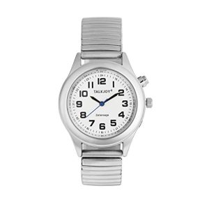 Sprechende Armbanduhr TalkJoy Profi Damen Silber Uhr Senioren