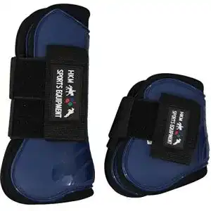 Springgamaschen hkm 8566 und streichkappen 4er set gefuettert pony