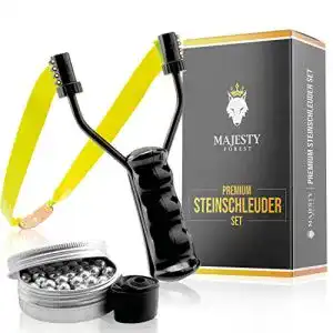 Steinschleuder majesty forest premium set profi schleuder