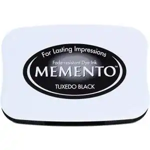 Stempelkissen tsukineko tuxedo black memento full size