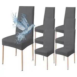 Stuhlhusse poligino 6er set wasserdicht stretch universale weich