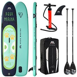 SUP-Board Aqua Marina Super Trip Board mit 2 Stück Standard Paddel