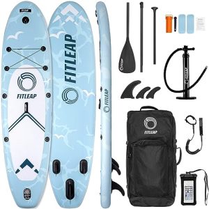 SUP-Board Fitleap Premium Stand Up Paddle Board aufblasbar