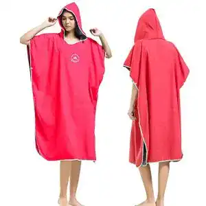 Surf poncho hiturbo mikrofaser handtuch poncho umziehhilfe