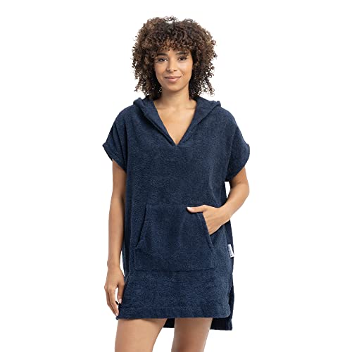 Surf-Poncho HOMELEVEL Poncho Damen Frottee Badeponcho