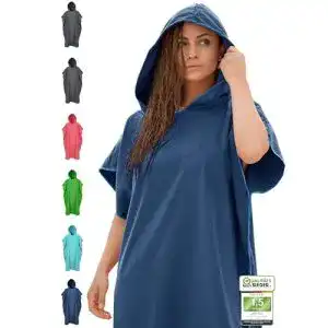 Surf poncho nirvanashape handtuch poncho fuer erwachsene
