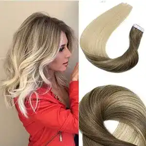 Tape extensions vario tape in extensions echthaar balayage