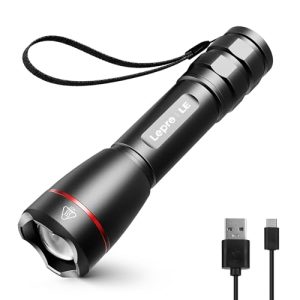 Taschenlampen Lepro LE LED Taschenlampe Aufladbar USB - taschenlampen lepro le led taschenlampe aufladbar usb