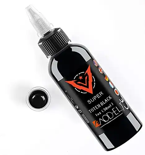 DLD Tattoo Farbe Black für professionelle Tribal Liner Tattoos