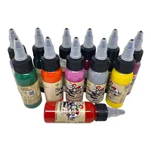 Tattoo farbe sailor jerry tattoofarben set 12 x 30 ml