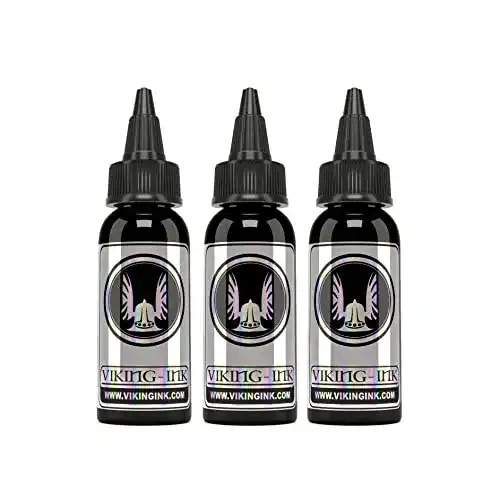 Tattoo-Farbe Viking-Ink B&W Viking Ink Kit Clear Shadow 1oz