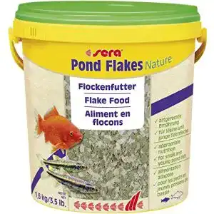 Teichfutter sera 07090 pond flakes nature 10 l