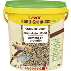 Teichfutter sera pond granulat nature 10 liter 18 kg