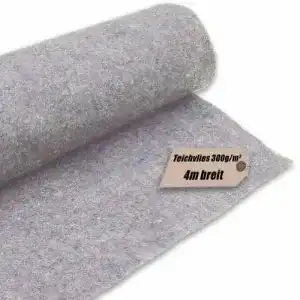 Teichvlies whi 300g qm 16qm in 4m breite