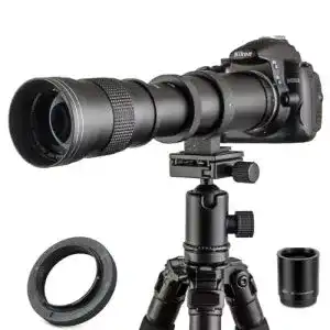 Teleobjektiv jintu 420 1600mm manueller fokus zoom objektive f 8 3 16