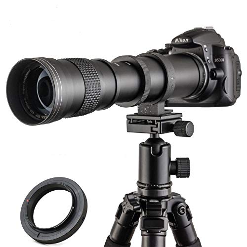 Teleobjektiv JINTU 420-800mm F/8.3 Zoom Linsen Manuelle MF für Canon