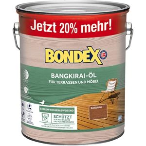 Terrassenöl Bondex Bangkirai Öl 3 L für 66 m² - terrassenoel bondex bangkirai oel 3 l fuer 66 mc2b2