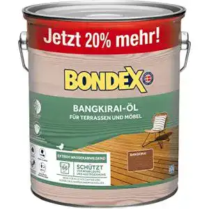 Terrassenoel bondex bangkirai oel 3 l fuer 66 mc2b2