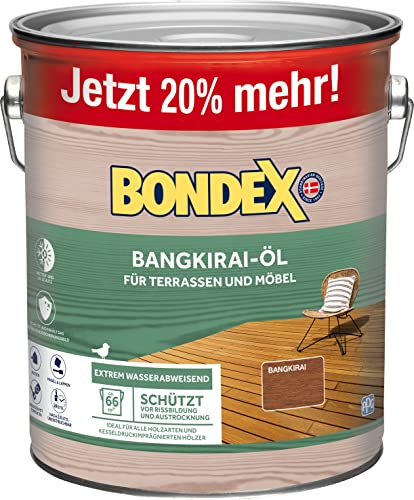 Terrassenöl Bondex Bangkirai Öl 3 L für 66 m²