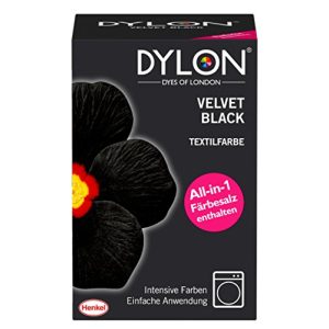 Textilfarbe Dylon, Velvet Black, 1er Pack (1 x 1 Stück) - textilfarbe dylon velvet black 1er pack 1 x 1 stueck
